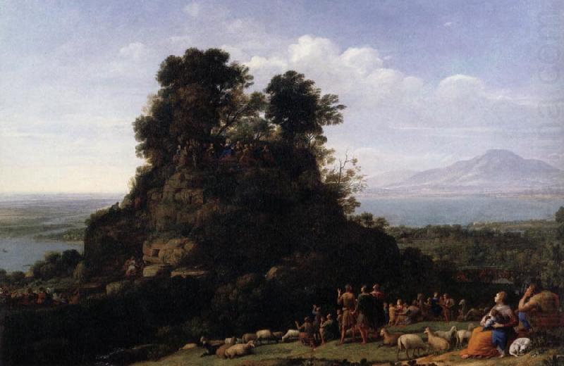 Claude Lorrain The Sermon on the mount china oil painting image